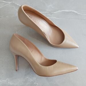 Schutz Women's Tan Leather Pumps
